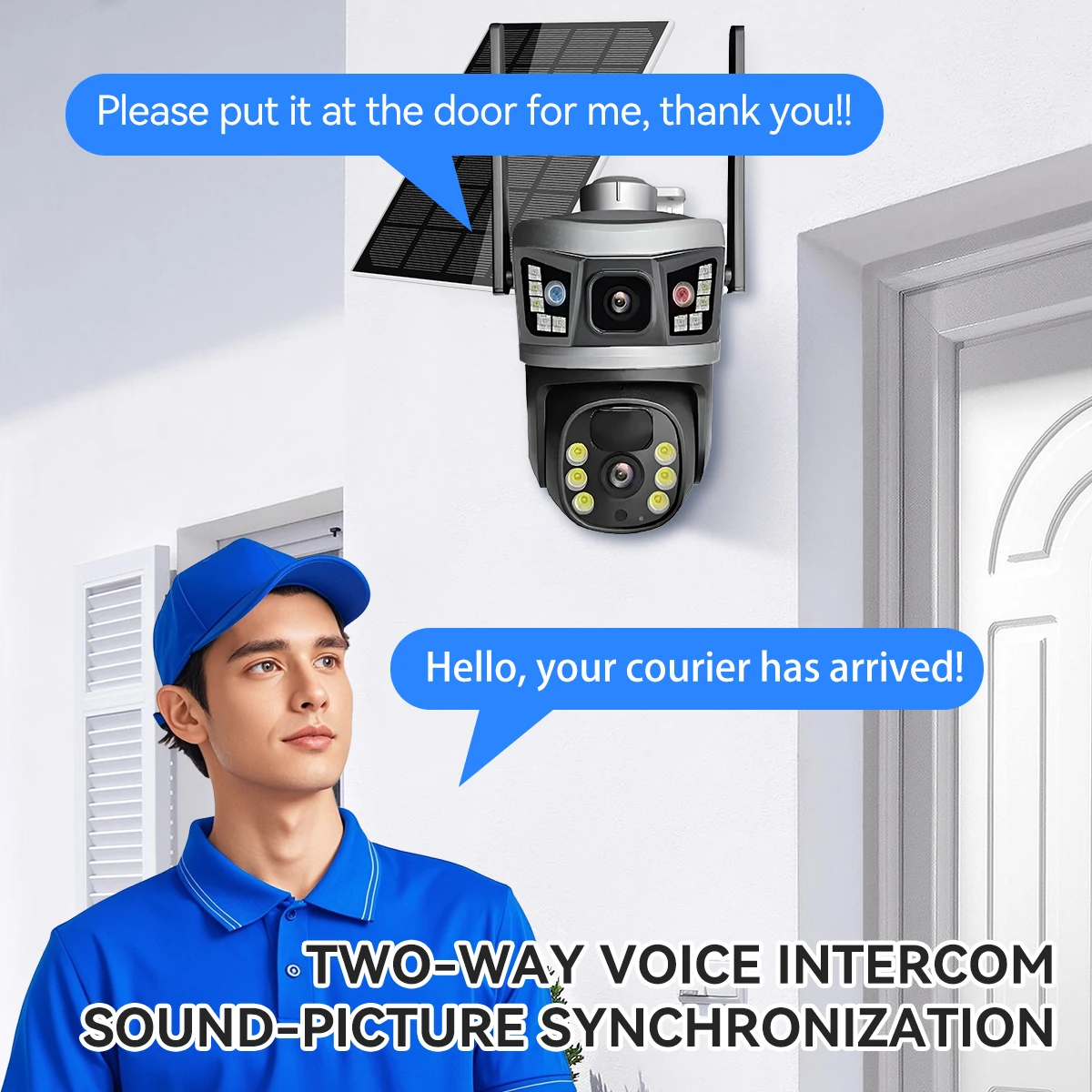 Câmera de Segurança 4G Solar V380 Pro – Monitoramento Total Sem Fios - Imagem 4