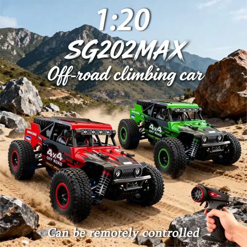1:20 4wd rc carro 50km h off road corrida motor sem escova de alta velocidade deriva monster truck carro de controle remoto para crianças adultos ao ar livre - Imagem 5