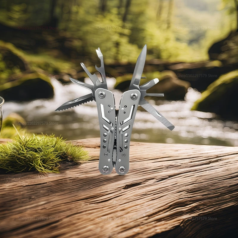 Multi-ferramenta alicate de faca de bolso dobrável mini portátil ao ar livre tático sobrevivência resgate ferramenta de reparo para acampamento caminhadas emergência - Imagem 5