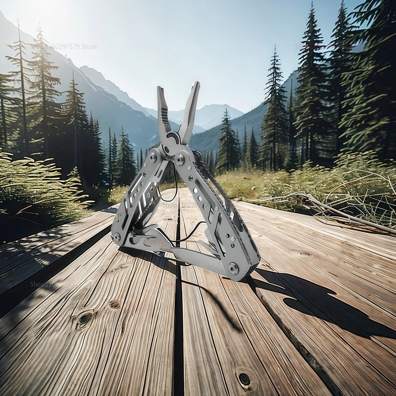 Multi-ferramenta alicate de faca de bolso dobrável mini portátil ao ar livre tático sobrevivência resgate ferramenta de reparo para acampamento caminhadas emergência - Imagem 6