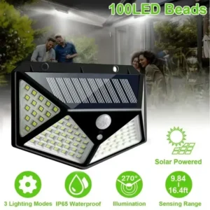 Postinho Solar LED Inteligente com Controle Remoto – À Prova d'Água IP65 para Áreas Externas