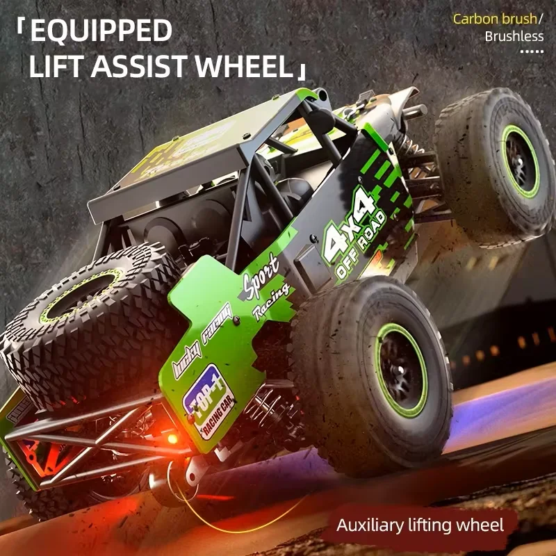 1:20 4wd rc carro 50km h off road corrida motor sem escova de alta velocidade deriva monster truck carro de controle remoto para crianças adultos ao ar livre - Imagem 6