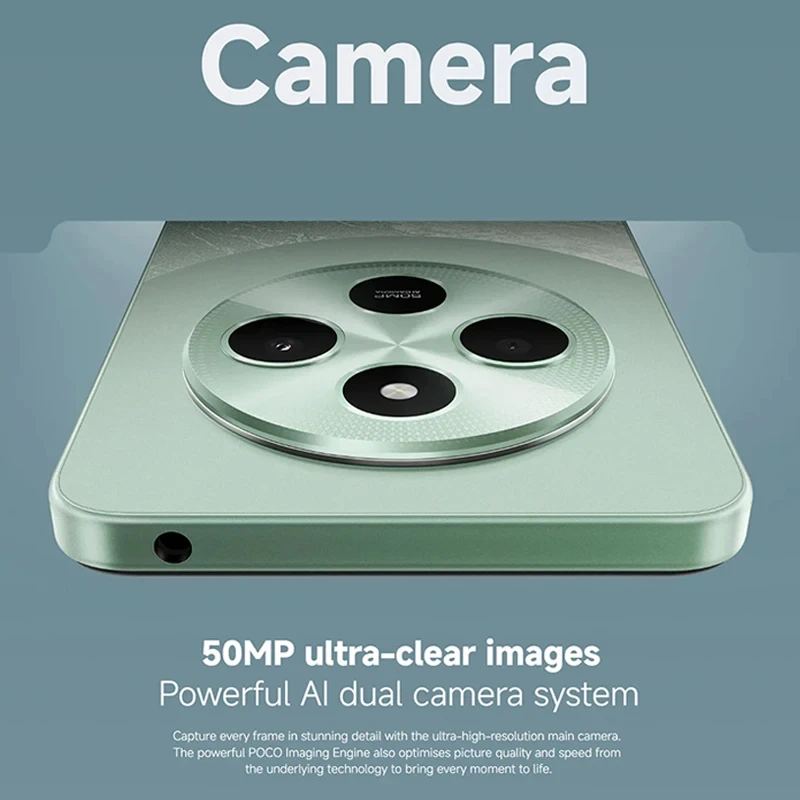 Poco c75 versão global smartphone 8gb 256gb mediatek helio G81-Ultra processador 6.88 "120hz display 50mp câmera 5160mah bateria - Imagem 5