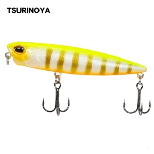 Tsurinoya lápis flutuante fihsiing isca dw58 dw59 85mm 10.5g 110mm 20.5g topwater crankbait baixo iscas duras jerkbait