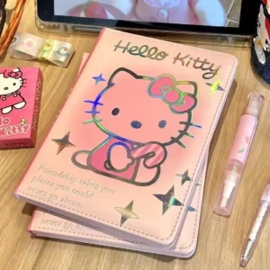 1 pçs a6 caderno bonito gato gatinho diário estudante notas livro de página para colorir dos desenhos animados estudante papelaria