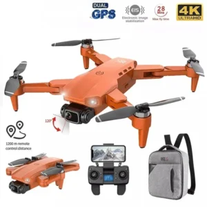 Drone l900 pro 4k profissional 5g gps hd câmera dupla fotografia sem escova dobrável quadcopter rc distância 1.2km drones brinquedos