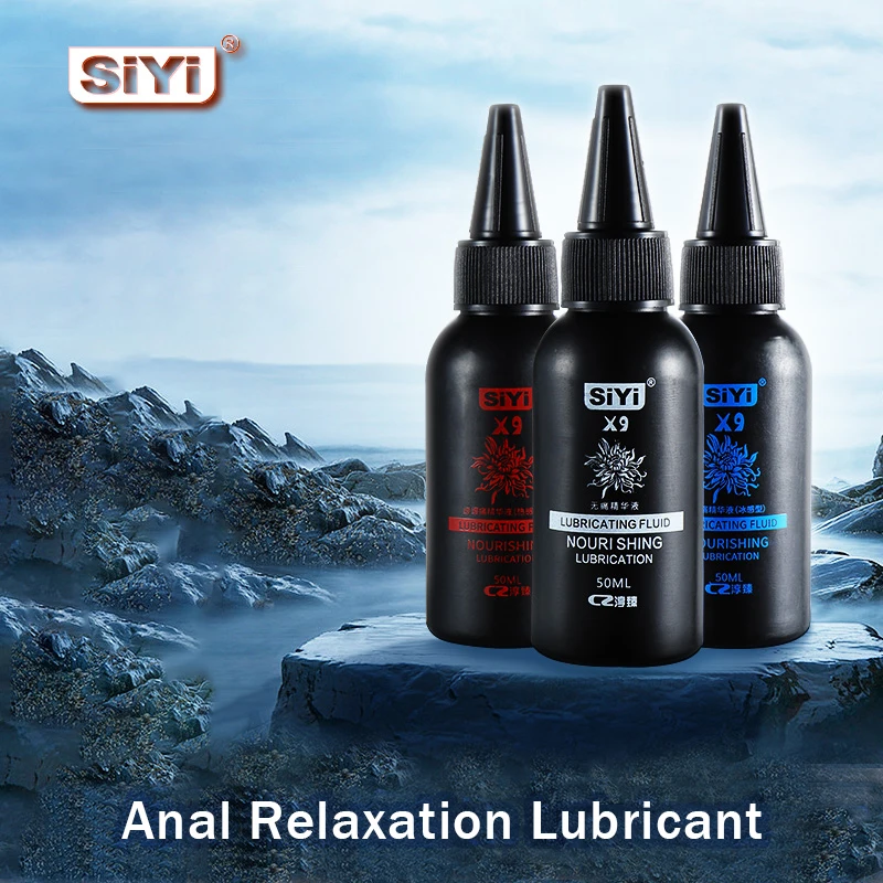 Lubrificante anal 50ml para penetração anal gay, lubrificante relaxante, lubrificante sexual à base de água, ideal para brinquedos e casais, produtos para adultos