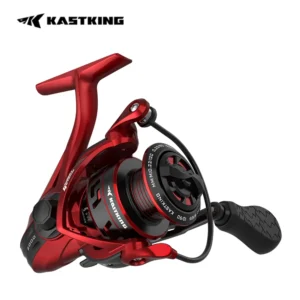KastKing Royale Legend II Carretel de pesca 5.2:1 Carretel giratório até 12KG de arrasto de carbono 5 + 1 rolamentos de esferas de aço inoxidável alumínio