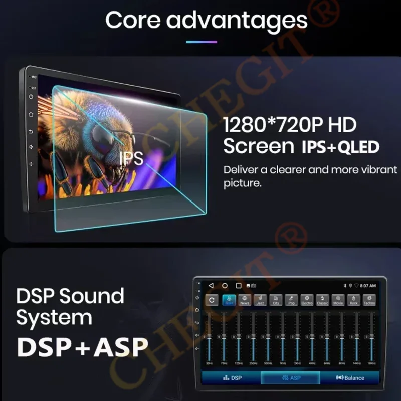 7/9/10 polegada universal android 13 rádio do carro 64g autoradio android 2 din rádio do carro gps bt central multimídia sistemas de carro inteligente - Imagem 5