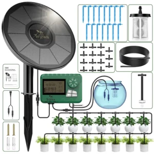 Sistema De Irrigação Solar DIY, Rega Do Jardim, Sistema De Gotejamento De Estufa, Mangueira De 15 m