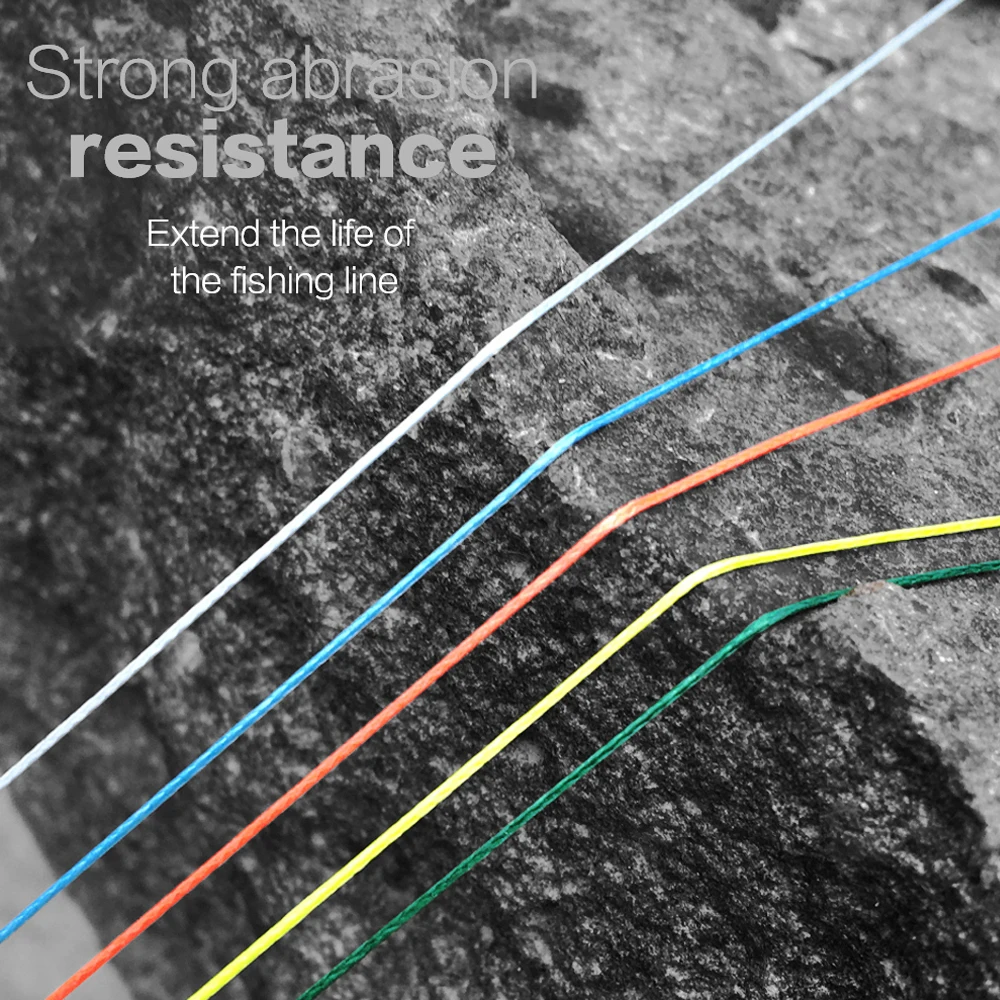 JOF-PE Linha De Pesca Trançada, Resistente À Abrasão, Durável Linha De Pesca Fina, Acessórios De Pesca Ao Ar Livre, 300m, 500m, 1000m - Imagem 4