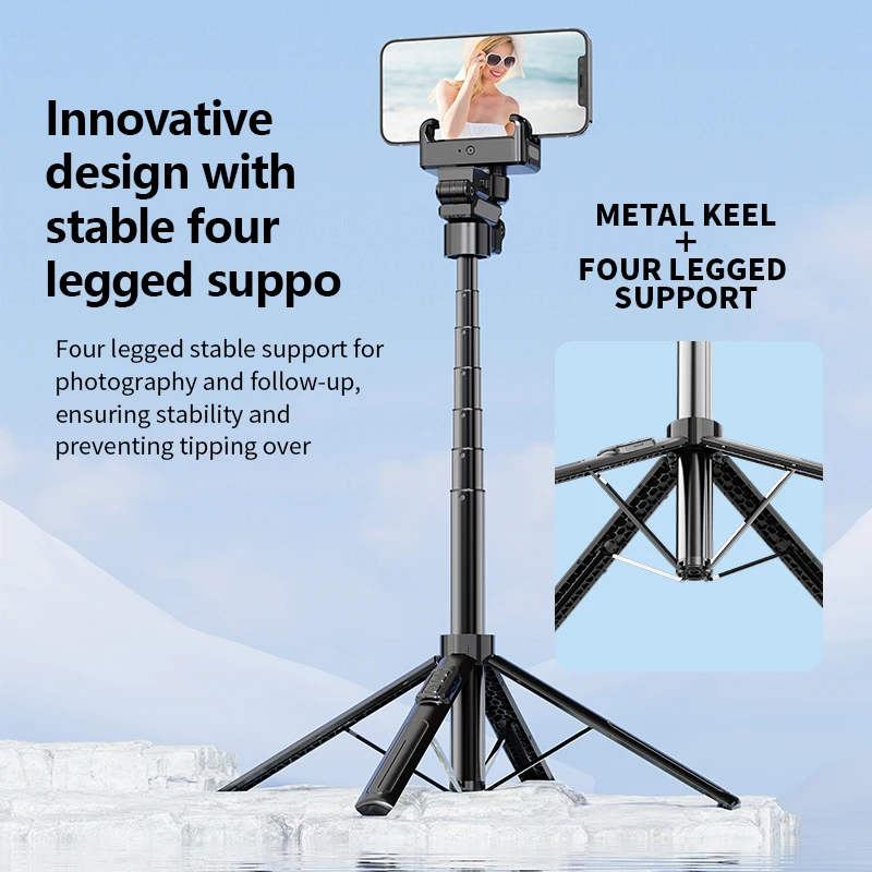 Fangtuosi 2026 novo smartphone dobrável handheld cardan celular gravação de vídeo vlog estabilizador para iphone 14 xiaomi huawei - Imagem 6