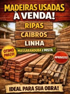 ripas caibos e linha massaranduba e mista